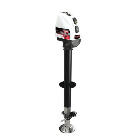 POWERED DRIVE TONGUE JACK A-FRAME 17IN TRAVEL WHITE CASE RATING 4000LB -  DRAW-TITE, 500200